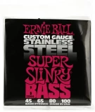 2844 Super Slinky Stainless Steel Electric Bass Guitar Strings - .045-.100