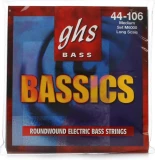 M6000 Bassics Roundwound Electric Bass Guitar Strings - .044-.106 Medium Long Scale