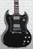 SE Silver Sky Electric Guitar - Stone Blue with Rosewood Fingerboard vs SG Standard Electric Guitar - Ebony