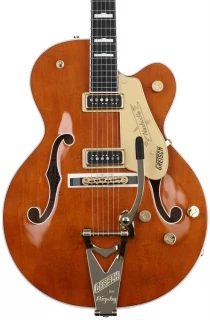 Gretsch G6120TG-DS Players Edition Nashville with Dynasonics and Bigsby - Roundup Orange