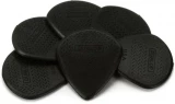 471P3C Carbon Fiber Max-Grip Jazz III Guitar Picks - Black (6-pack)