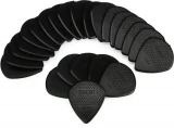 471R3S Nylon Max Grip Jazz III Guitar Picks - Black "Stiffo" (24-pack)