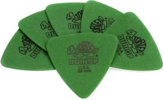 Tortex Triangle Guitar Picks - .88mm Green (6-pack)