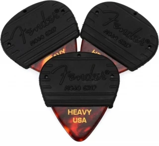 Mojo Grip Celluloid Guitar Picks Heavy Tortoise 3pk