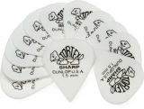 412P150 Tortex Sharp Guitar Picks - 1.50mm White (12-pack)