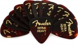 351 Premium Guitar Picks - Extra Heavy Tortoise Shell 12-pack