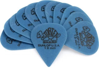 412P100 Tortex Sharp Guitar Picks - 1.00mm Blue (12-pack)