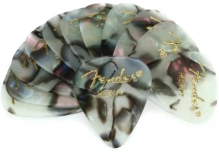 351 Shape Premium Celluloid Picks - Heavy Abalone 12-pack