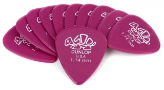 41P114 Delrin 500 Guitar Picks - 1.14mm Magenta (12-pack)