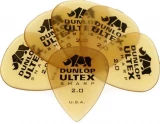 433P200 Ultex Sharp Guitar Picks 2.00mm 6-pack