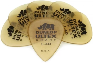 433P140 Ultex Sharp Guitar Picks 1.4mm 6-pack