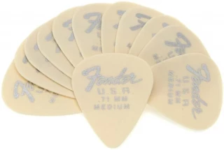 Original Delrin Guitar Picks 12-pack - .71mm Olympic White