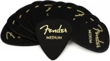 351 Premium Guitar Picks - Medium Black 12-pack