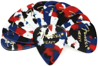 351 Shape Classic Celluloid Picks - Heavy Confetti 12-pack