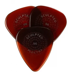 510P096 Primetone Standard Grip Guitar Picks .96mm 3-pack