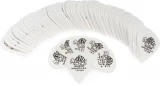 412R150 Tortex Sharp Guitar Picks - 1.50mm White (72-pack)