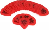 472RL3 Tortex Jazz III Guitar Picks Light - 0.50mm Red (36-pack)