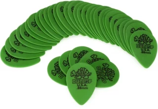 Tortex Small Teardrop Guitar Picks - .88mm Green (36-pack)