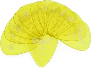 486PXH Gels Guitar Picks Yellow Extra Heavy 12-pack