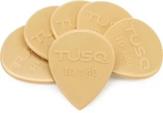 PQP-0514-V6 TUSQ Tear Drop Guitar Picks - 1.4mm Warm Tone (6-pack)