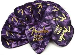 351 Premium Guitar Picks - Extra Heavy Purple Moto 12-pack