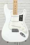 SG Standard Electric Guitar - Ebony vs Player Stratocaster - Polar White with Maple Fingerboard