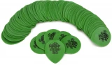 413R088 Tortex Teardrop Guitar Picks - .88mm Green (72-pack)