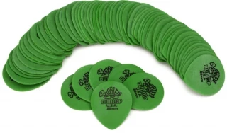 413R088 Tortex Teardrop Guitar Picks - .88mm Green (72-pack)