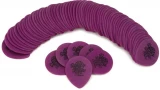 413R114 Tortex Teardrop Guitar Picks - 1.14mm Purple (72-pack)