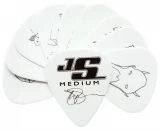 1CWH4-10JS Joe Satriani Celluloid Guitar Picks - White/Medium