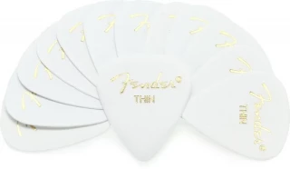 351 Shape Classic Celluloid Picks - Thin White 12-pack