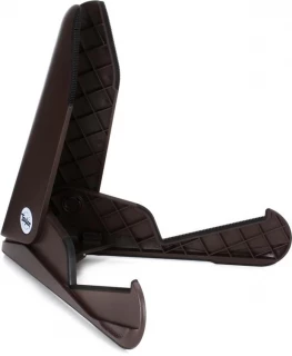 ABS Compact Folding Acoustic Guitar Stand - Brown