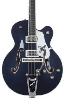 Gretsch G6136T-RR Rich Robinson Signature Falcon - Raven's Breast Blue