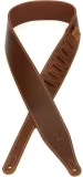 M17BSS-BRN 2.5" Wide Pull-Up Butter Leather Guitar Strap - Brown Sweetwater Exclusive