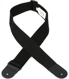 M8POLY 2-inch Woven Polypropylene Guitar Strap - Black