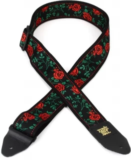 EB5318 Jacquard Guitar Strap - Spanish Rose