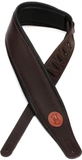 MSS2 Garment Leather Guitar Strap - Dark Brown