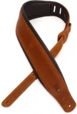 PM32CH-TAN 3" Wide Garment Leather Guitar Strap - Tan Sweetwater Exclusive