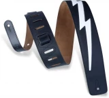 DM2 Genuine Leather Guitar Strap - Black