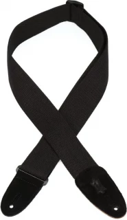 MC8 Cotton Guitar Strap - Black