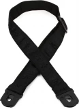 Planet Lock Guitar Strap - Black Satin