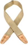 MH8P-NAT Hemp Guitar Strap - Natural