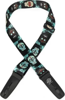 Plush Poly Strap - Sugar Skull