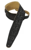 PMS44T03 Suede Guitar Strap - Black