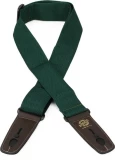 Professional Gig Series 2" Green Poly Strap with Locking Ends