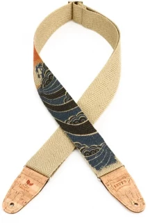 MH8P-001 Hemp Guitar Strap - Design 1