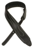 Laredo 2.5" Garment Leather Strap - Black with Hidden Tail