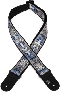 50mm Woven Guitar Strap - Tiki