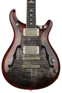 PRS McCarty 594 Hollowbody II - Charcoal Cherry Burst 10-Top