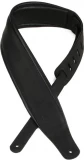 PM32BH-BLK Butter Leather Guitar Strap - Black